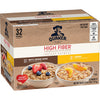 Quaker Instant Oatmeal High Fiber Variety Pack, 32 Count, Maple Brown Sugar & Banana, 3.13 lb