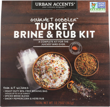 Urban Accents Gourmet Gobbler Turkey Brine Kit, 12.75 Ounce