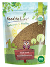 Food to Live Organic Brown Flaxseed Meal, 2 Pounds - Non-GMO, Kosher, Cold-Milled from Raw Whole Seeds, Pure Powder, Vegan Super