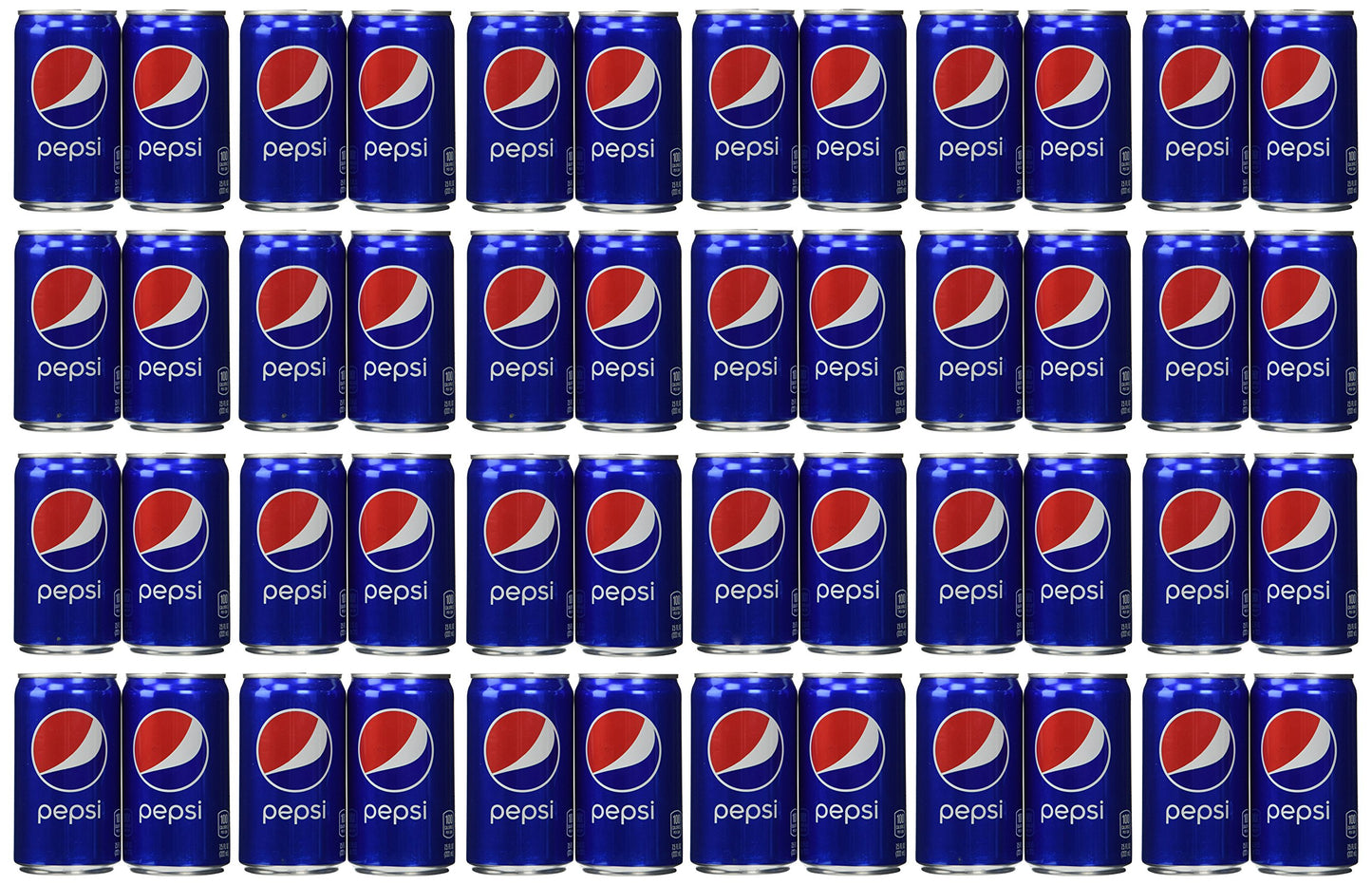 Pepsi Cola Soda 7.5Oz Mini Cans 3/8 Packs (24 Cans)