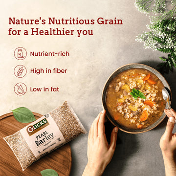 Glicks Pearl Barley Beans 16Oz (3 Pack) | Premium Taste & Texture, Perfect For Soups, Stews, Cholent, Chilis