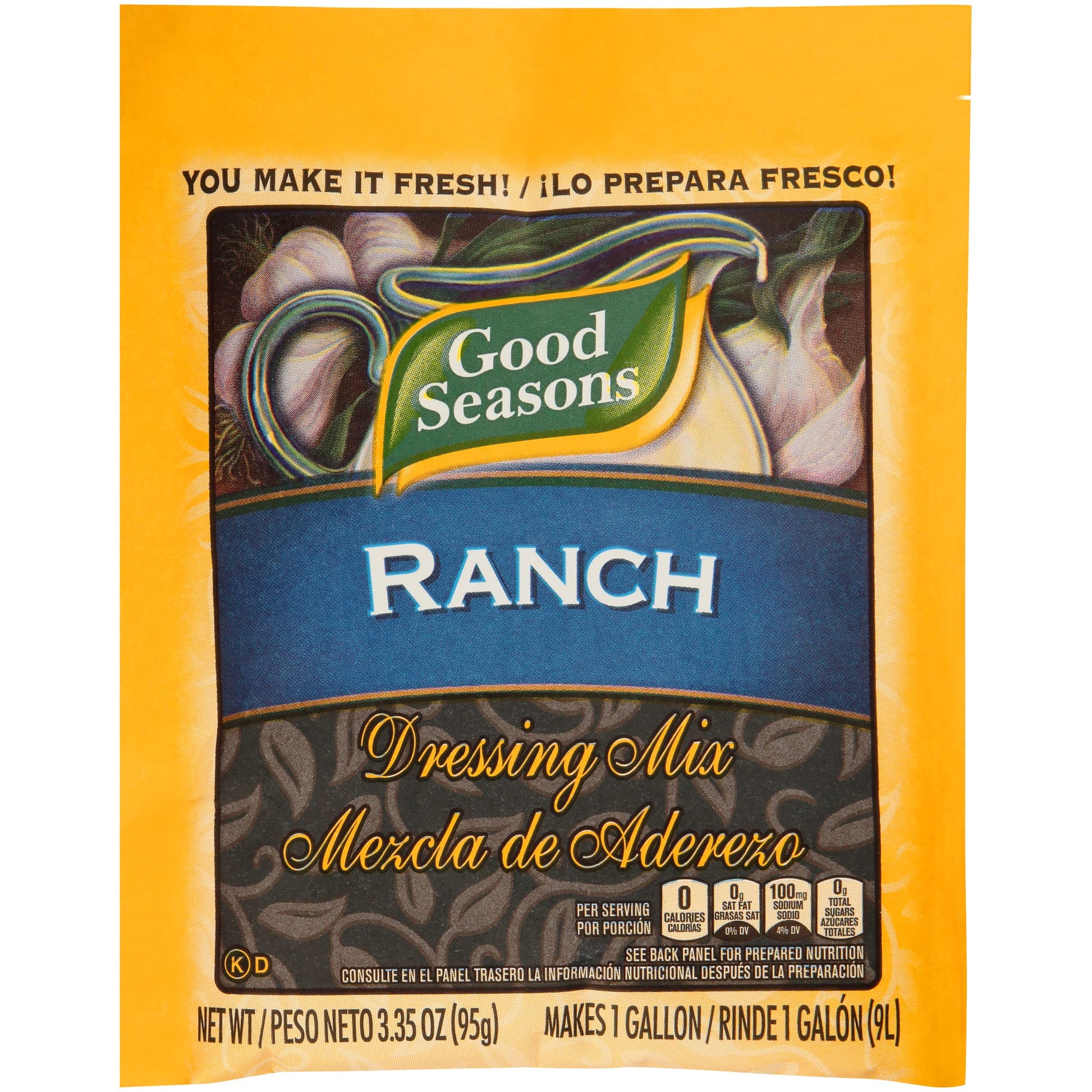 Good Seasons Dry Ranch Salad Dressing Mix (3.35 oz Packets, Pack of 20)