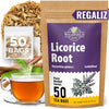 50 Bags Licorice Root Tea Liqorish Root Tea Herb (Glycyrrhiza Glabra) - 50 Count 1.5g Bags Licorice Roots Raiz De Regaliz