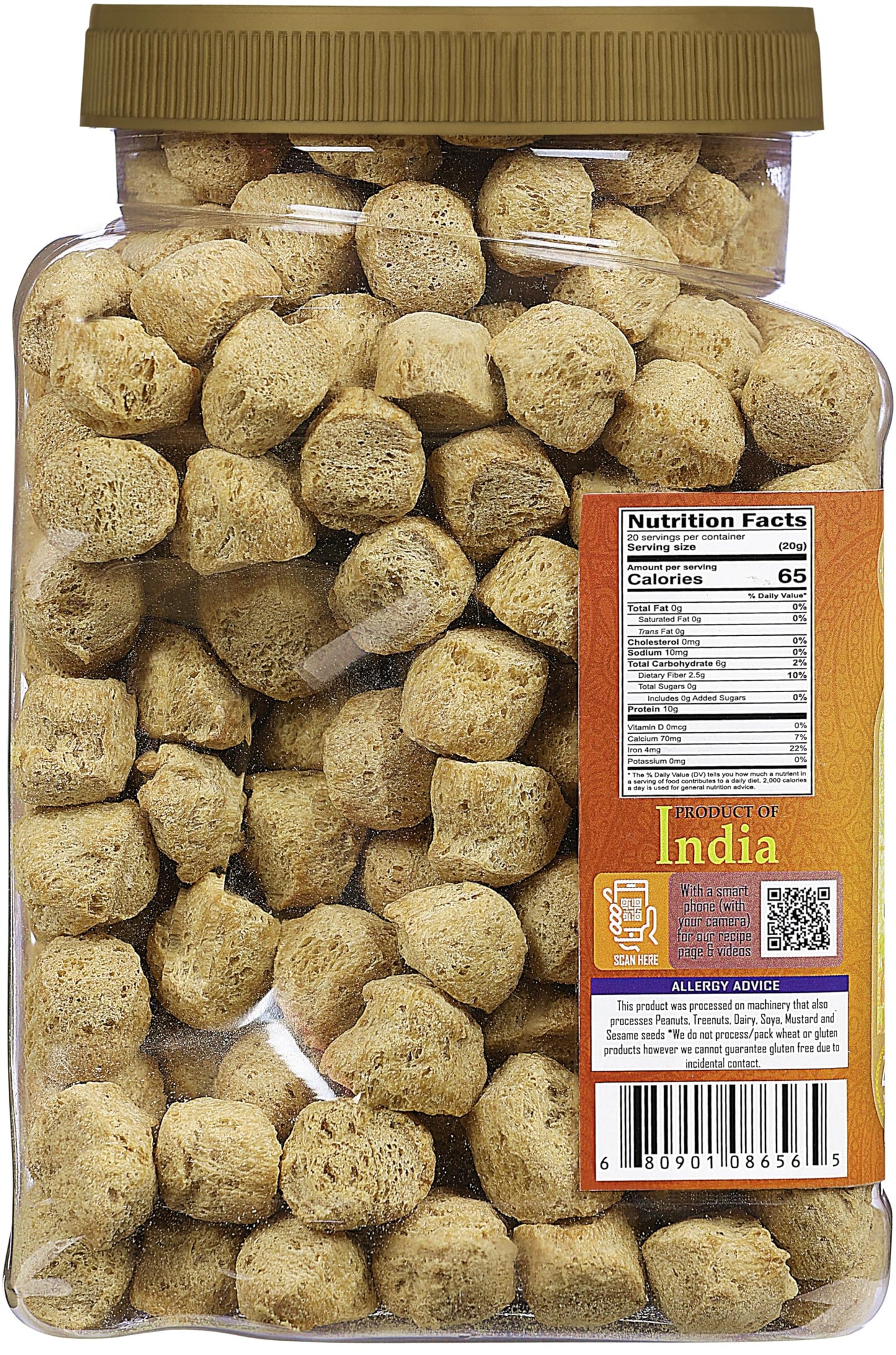 Rani Soya Chunks Nuggets (High Protien) Vadi 14Oz (400G) ~ All Natural, Salt-Free | Vegan | No Colors | Gluten Friendly | Non-Gmo | Kosher | Indian Origin | Meat Alternate Substitute