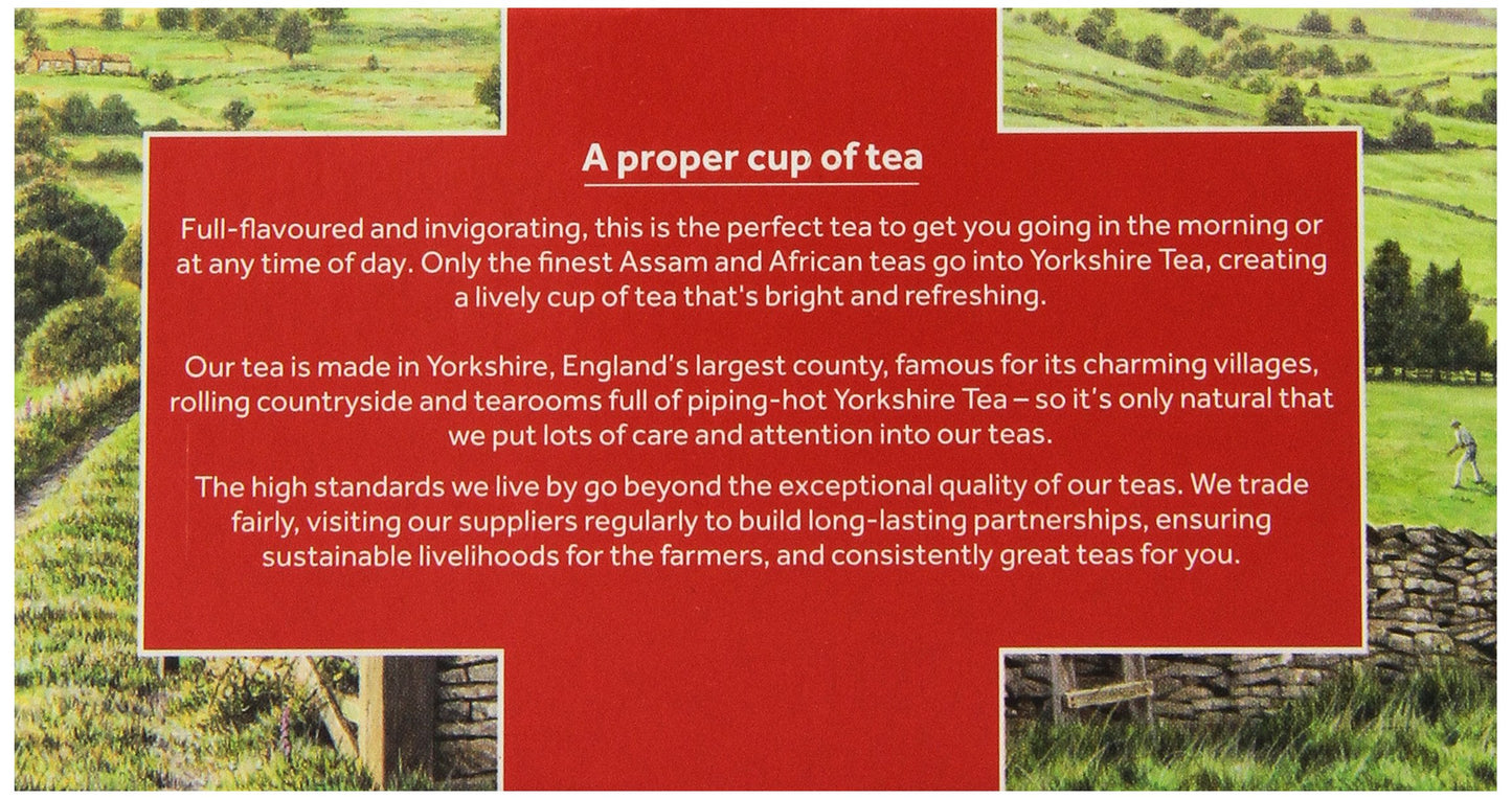 Taylors of Harrogate Yorkshire Red, 40 Teabags (Pack of 2)