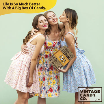 Vintage Candy Co. 35Th Birthday Retro Candy Gift Basket - 1989 Party Assortment - Unique Care Package For Women And Men Turning