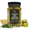 Green Jay Gourmet Jalapeo Jack Cheese Stuffed Olives - Cheese Stuffed Green Olives For Mixed Flavor Garnish & Cheese Board - Dirty Beverage-Style Olives - Gourmet Olives - All Natural - Large - 16 Ounces