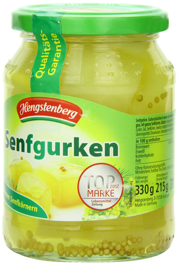 Hengstenberg Senfgurken, 12.50 Ounce