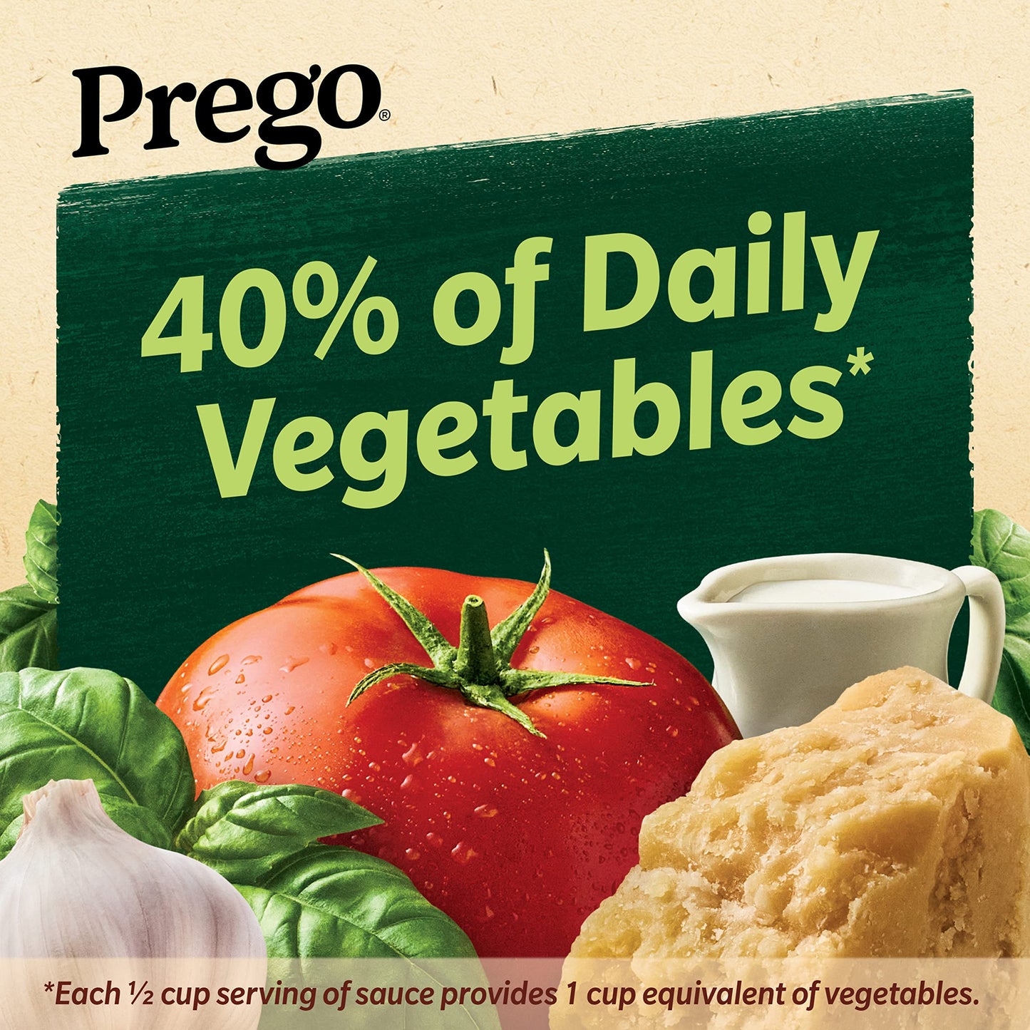 Prego Creamy Tomato Basil Pasta Sauce, 23.5 Oz Jar (Case Of 6)