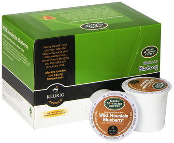 Green Mountain Coffee K-Cup, Wild Mountain Blueberry, 12-Count