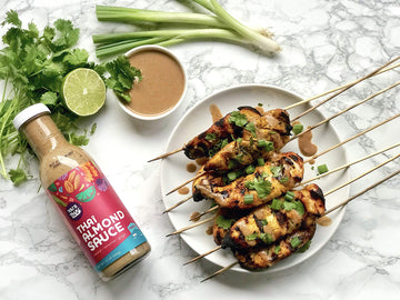 Yais Thai Almond Sauce 12 Ounce Bottle