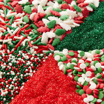 Wilton Holiday Sprinkles Six Cell Holiday Mix Assortment, 6.7Oz