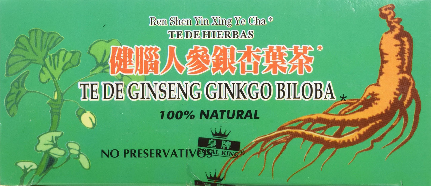 Royal King Ginseng Ginkgo Biloba Tea (20 Bags)