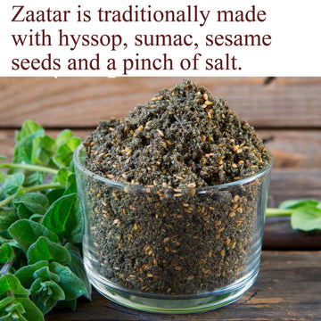 The Spice Way - Real Zaatar With Hyssop Spice Blend | 2 Oz | (No Thyme That Is Used As An Hyssop Substitute). With Sumac. No Add