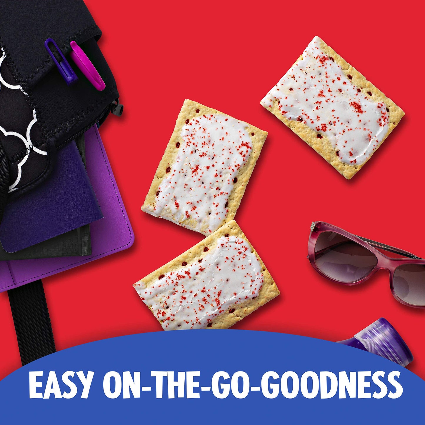 Kelloggs Pop-Tarts Toaster Pastries - Frosted Raspberry - 8 ct