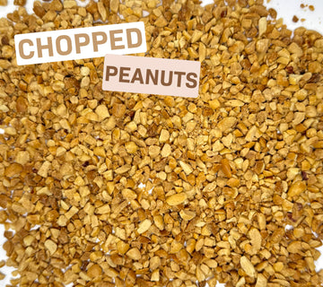 Chopped Peanuts Topping Roasted Peanuts, No Salt Unsalted, Chopped Nuts for Ice Cream, Dessert Toppings 2 Pounds Resealable Bag