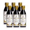 Giusti Balsamic Glaze, Smooth & Velvety Drizzle, 8.45 fl oz (Pack of 6), Balsamic Vinegar of Modena Black