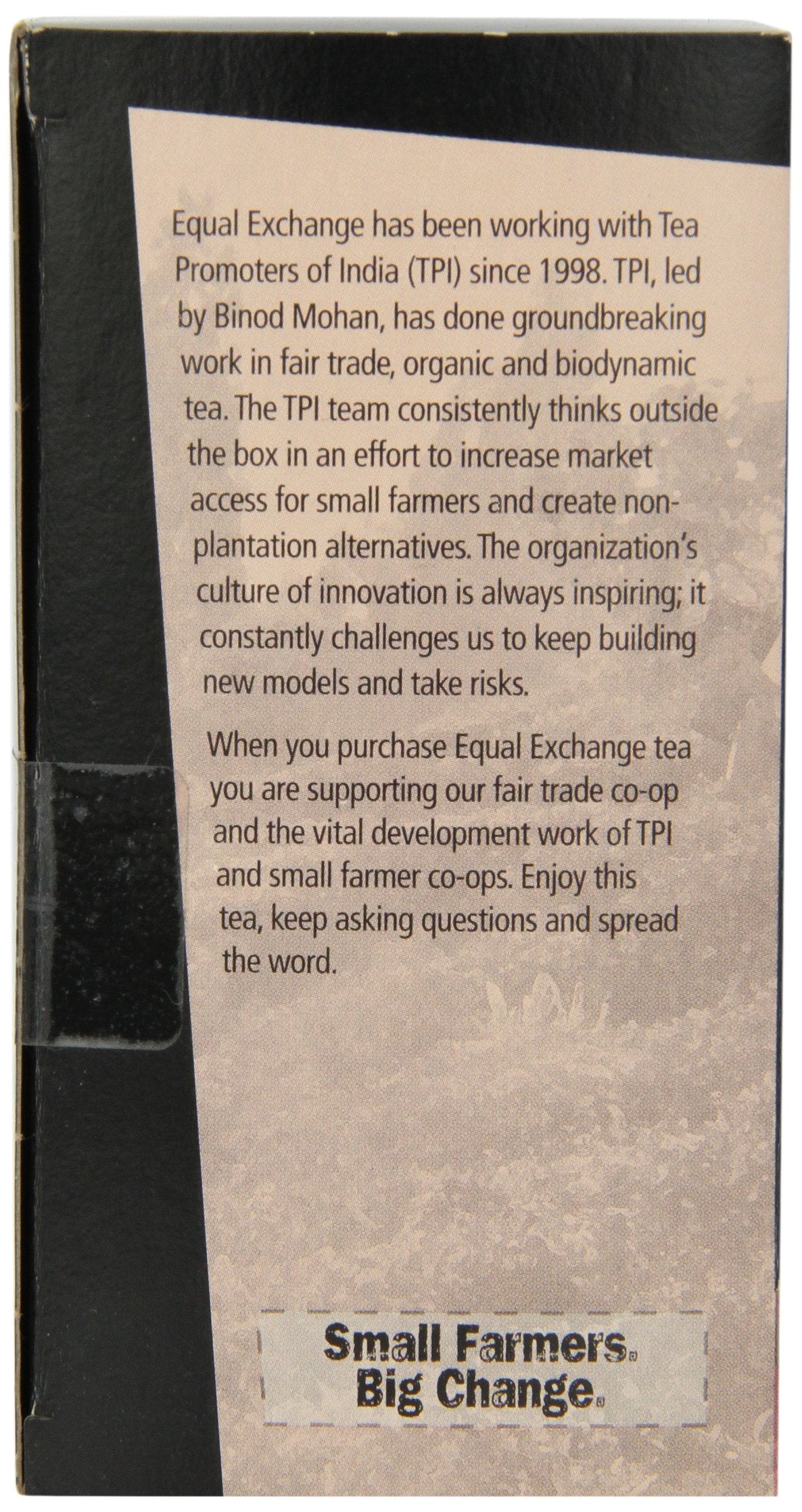Equal Exchange Organic Black Tea, 20-Count