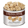 Virginia Diner - Gourmet Old Fashioned Peanut Squares 18oz Can of Peanut Candy with Virginia Peanuts for Snacking Sharing or Gif