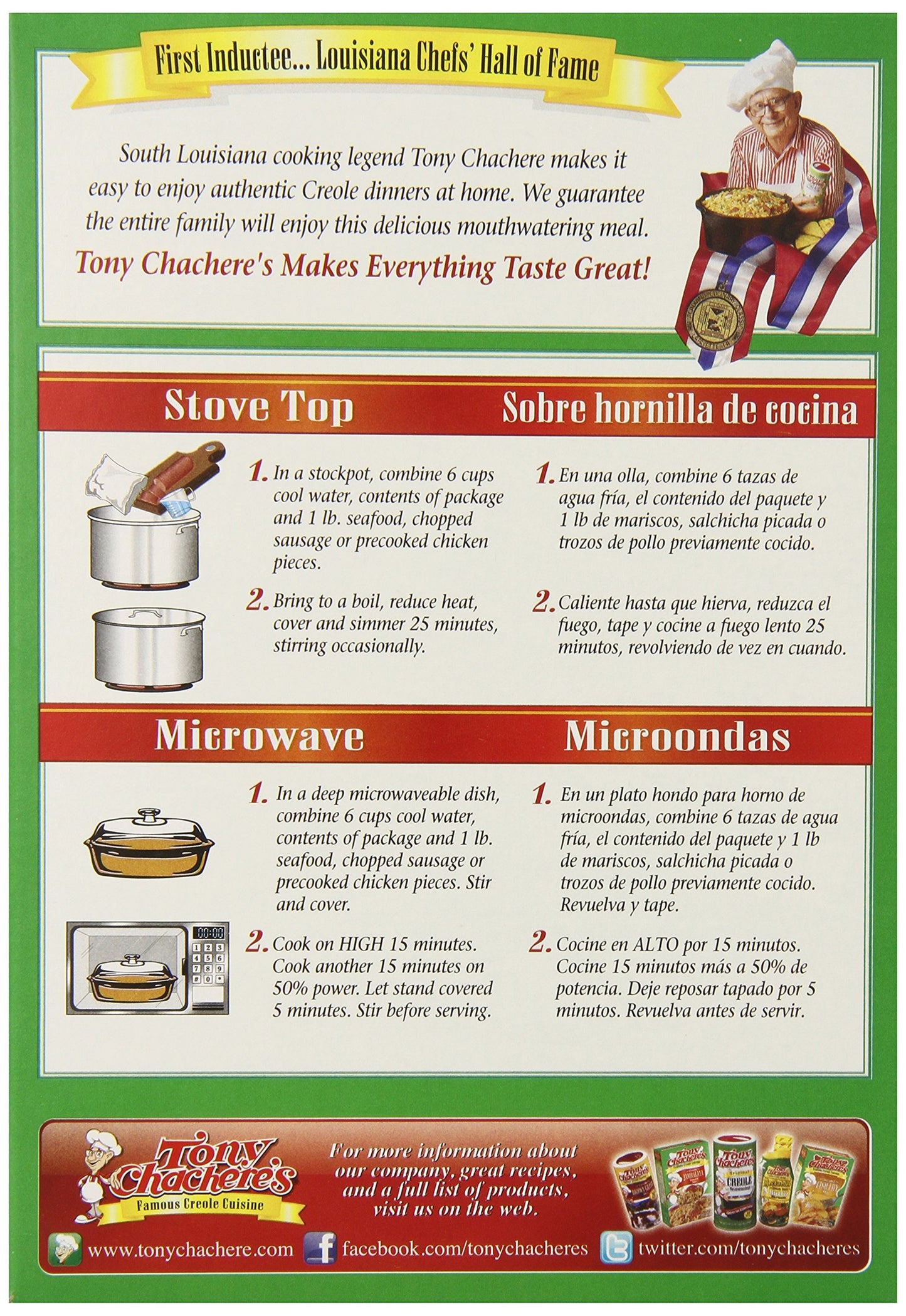 Tony Chacheres Rice Dnr Gumbo