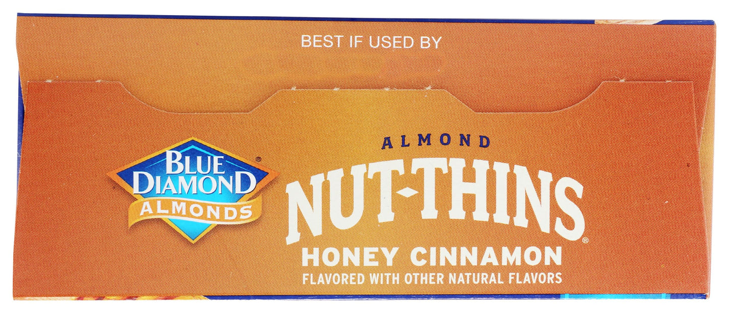 Blue Diamond Almonds, Nut-Thins Gluten Free Cracker Crisps, Honey Cinnamon, 4.25 Ounce