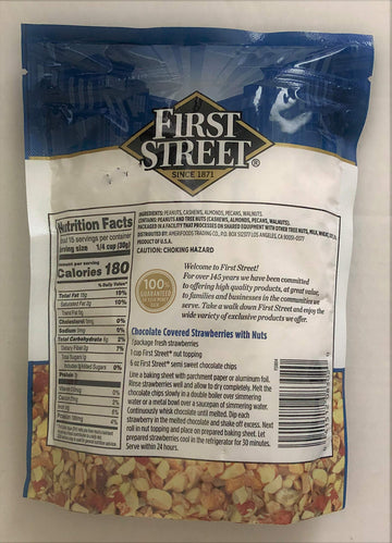16oz First Street Nut Topping Great for Baking & Ice Cream (One Bag)