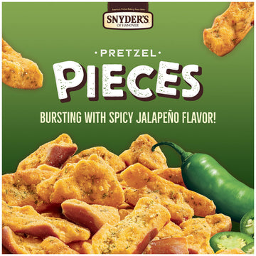 Snyder'S Of Hanover Pretzel Pieces, Jalapeno, 11.25 Oz (Pack Of 12)