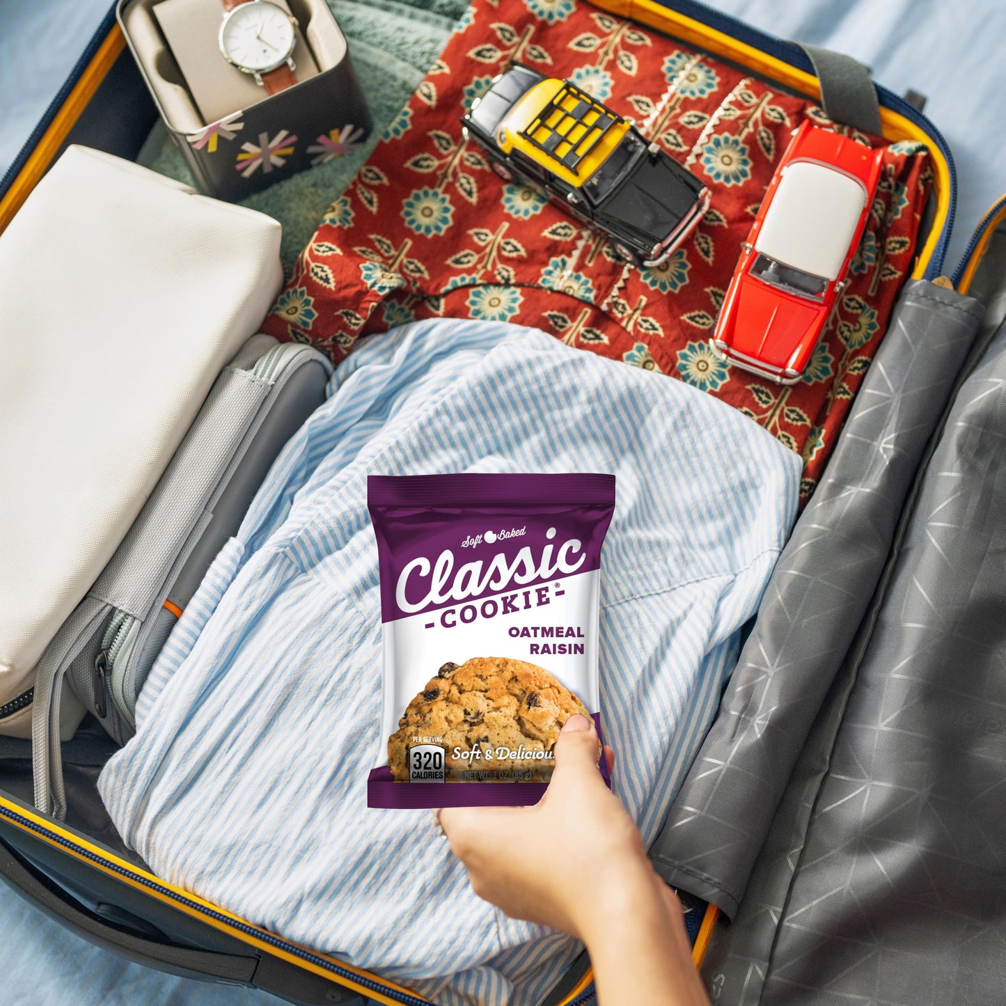 Classic Cookie, Soft Baked Cookie, Oatmeal Raisin 3Oz, 8 Count Pack