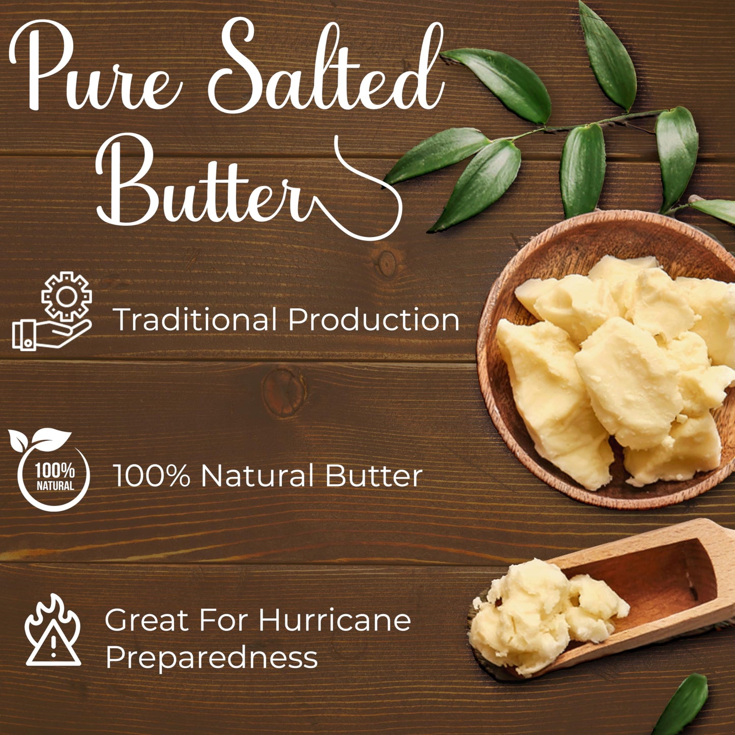 Beurdell French Salted Real Canned Butter 100% Natural Pasteurized Butter A real butter from France | Great For Hurricane Prepar