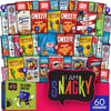 I Am Snacky - Halloween Trick Or Treats Snack Box Care Package + Greeting Card - Snacky'S Social Sampler (60 Count) Birthday Swe