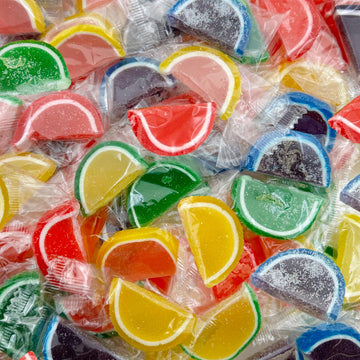 Fruit Slices Jelly Candy | Assorted Flavors | Bulk 5-Pound Box (About 150 Pieces) | Individually Wrapped