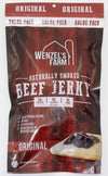 Wenzels Farm Original Beef Jerky 10 Oz. | Naturally Smoked | No Msg, Fillers, Binders, Artificial Colors | Gluten Free