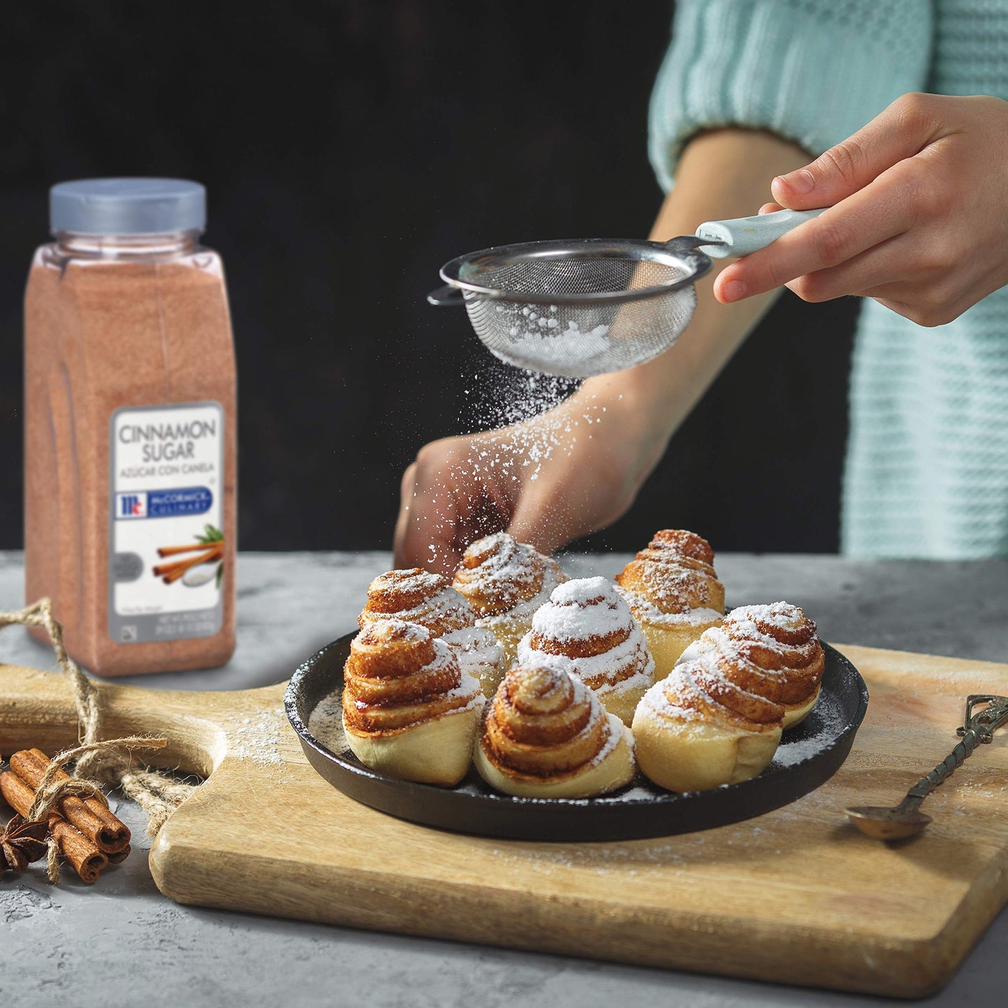 McCormick Culinary Cinnamon Sugar Spice, 29 oz Container - Perfect for Baking Cookies, Pastries, Cakes, and Pies