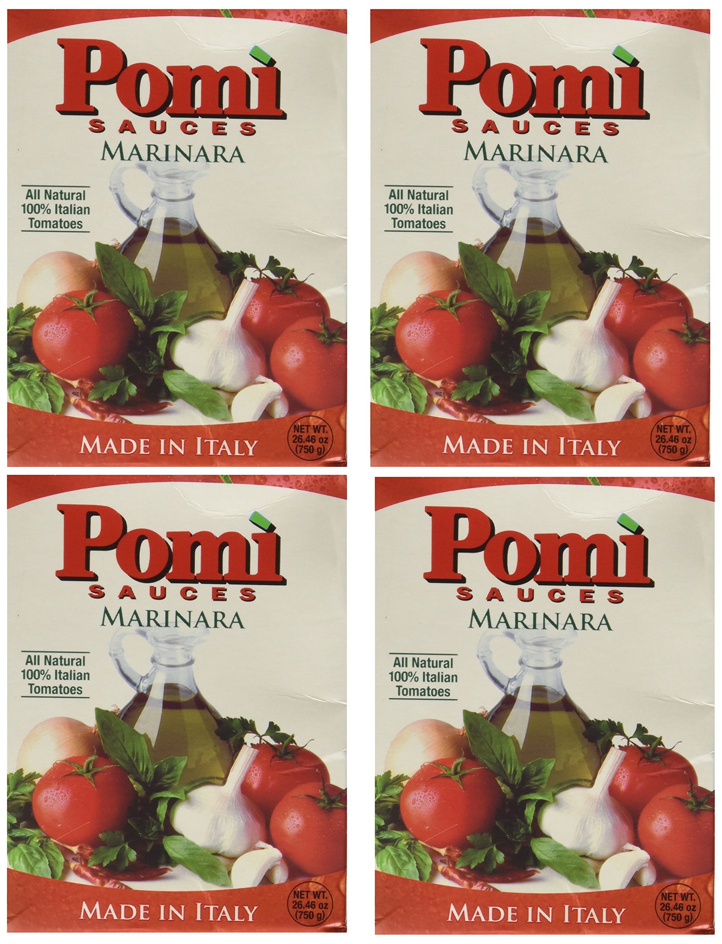 Pomi Marinara Sauce, 26.46 Ounce (Pack of 4)