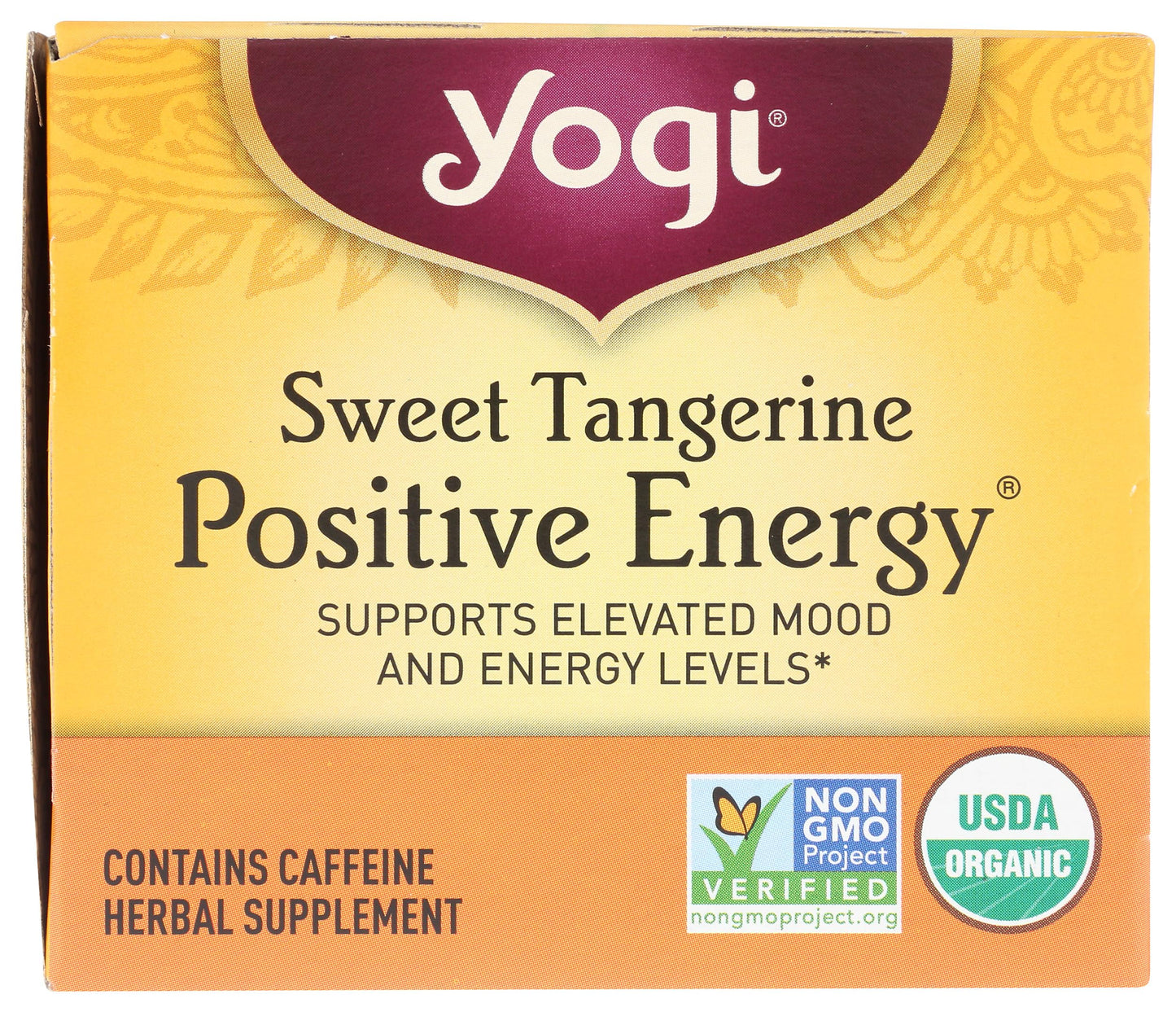 Yogi Sweet Tangerine Positive Energy, 16 Tea Bags, Packaging May Vary (Pack Of 1)