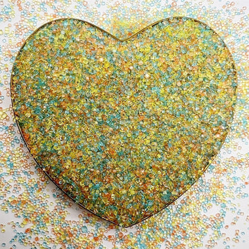 Se Si&Moos Blue Orange And Yellow Sanding Sugar Sprinkles Yellow Sprinkles Sugar Rimmer For Cocktails, Edible Colored Sugars For