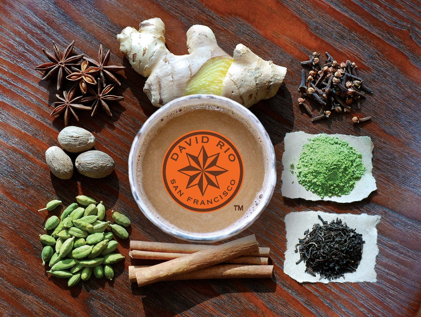 David Rio, Tortoise Green Tea Chai, 64 Ounces