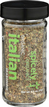 Spicely Organics Seasoning Italian Jar Certified Gluten Free, 0.5 Oz