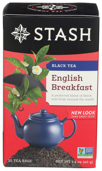 Stash Tea English Breakfast Tea, 20 Count (Pack Of 6)