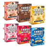 Protein and Gluten-Free Breakfast Cereal by Three Wishes - Variety Pack, 6 Pack - More Protein and Less Sugar Snack - Kosher, Ve