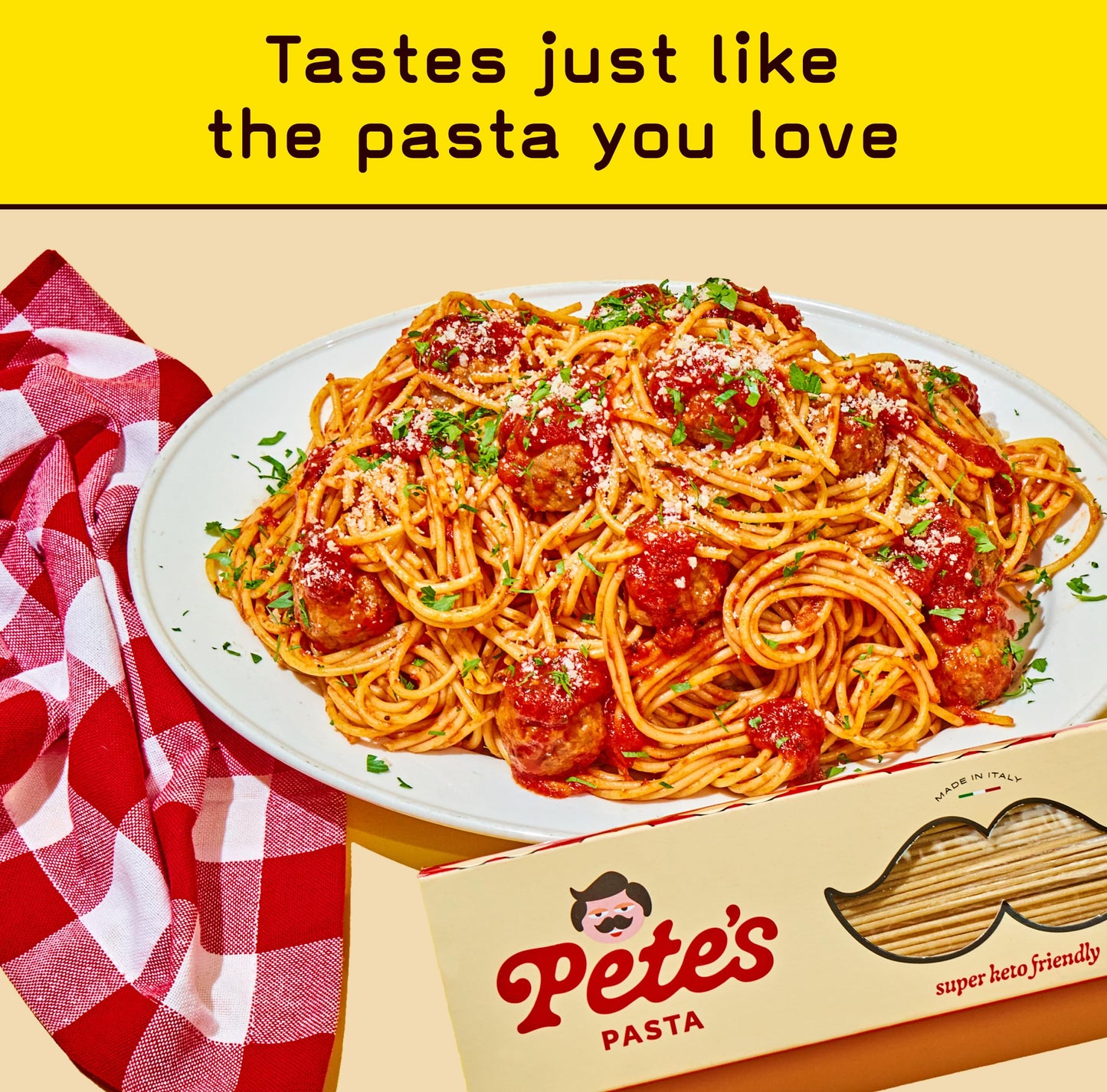 Pete'S Pasta Spaghetti Noodles | 20G High Protein, No Carb Pasta | Keto, Carb Free Pasta | Healthy, Zero Carb Italian Pasta From