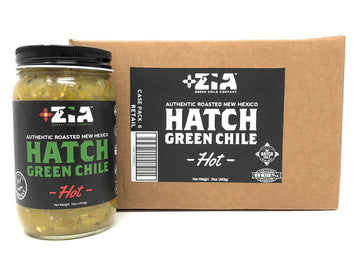 Original New Mexico Hatch Green Chile By Zia Green Chile Company - Delicious Flame-Roasted, Peeled & Diced Southwestern Certifie