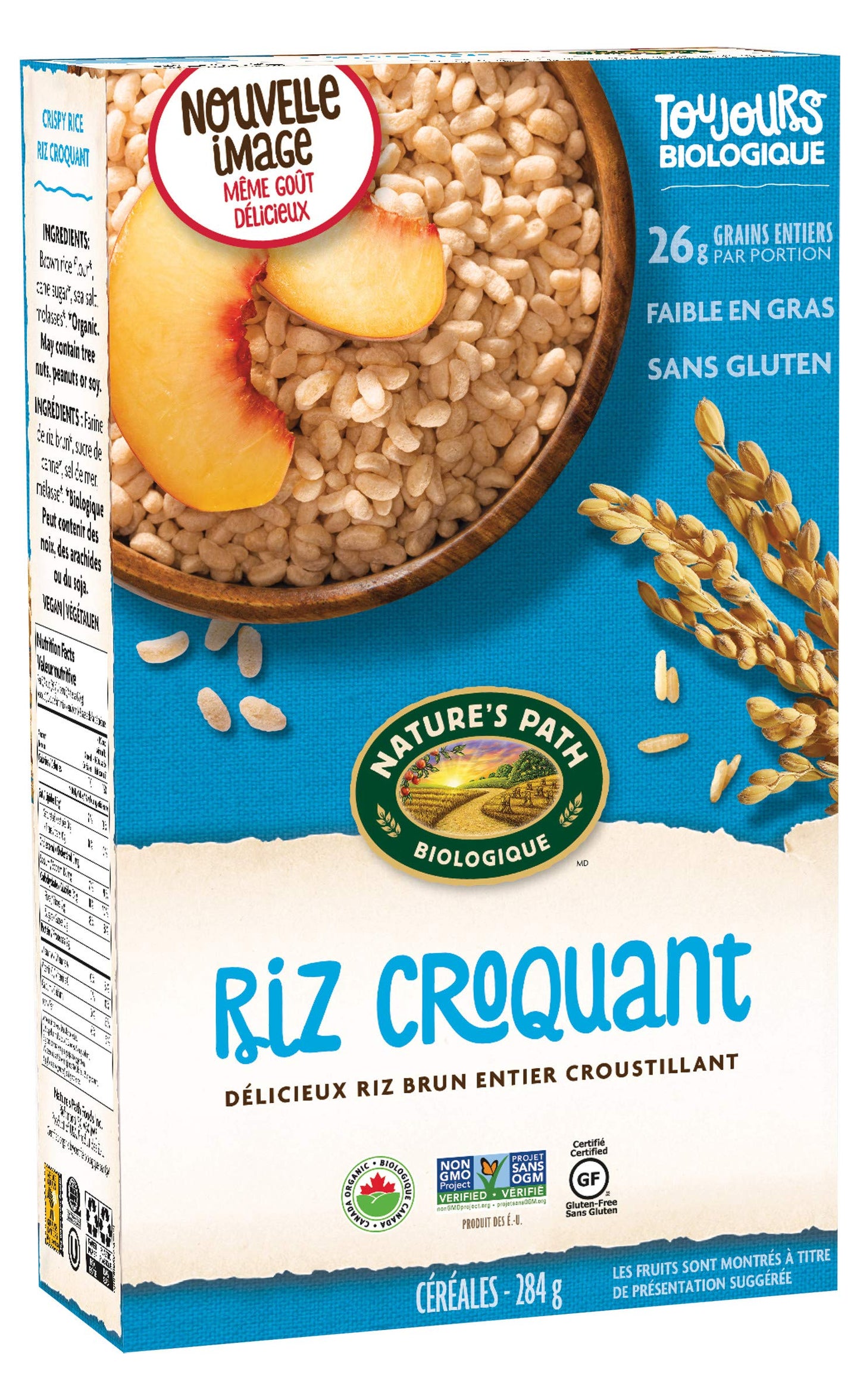 Natures Path Organic Rice Crispy Cereal, 10 Oz
