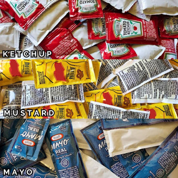 CMC Products Gift Set: Ketchup, Mustard & Mayo Packets - 150 Total (50 Count Each)