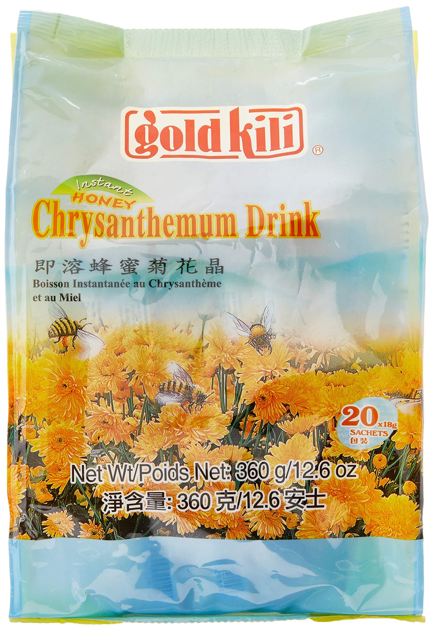 Gold Kili Instant Honey Chrysanthemum Drink 0.63Oz/18G X20 Sachets