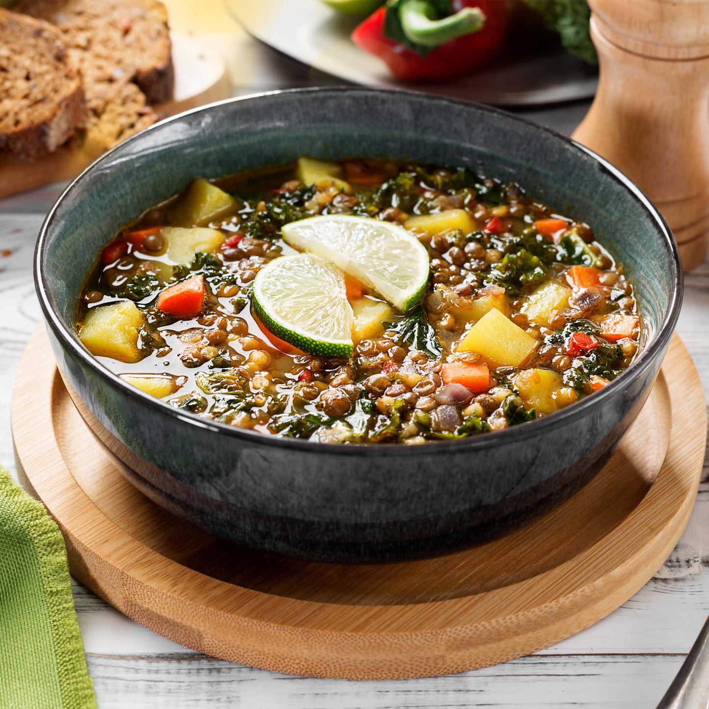 Yupik Organic Green Lentils, 2.2 Lb, Pack Of 6, Non-Gmo, Vegan, Gluten-Free, Kosher, Raw, Source Of Fiber, Iron & Protein, Fiber