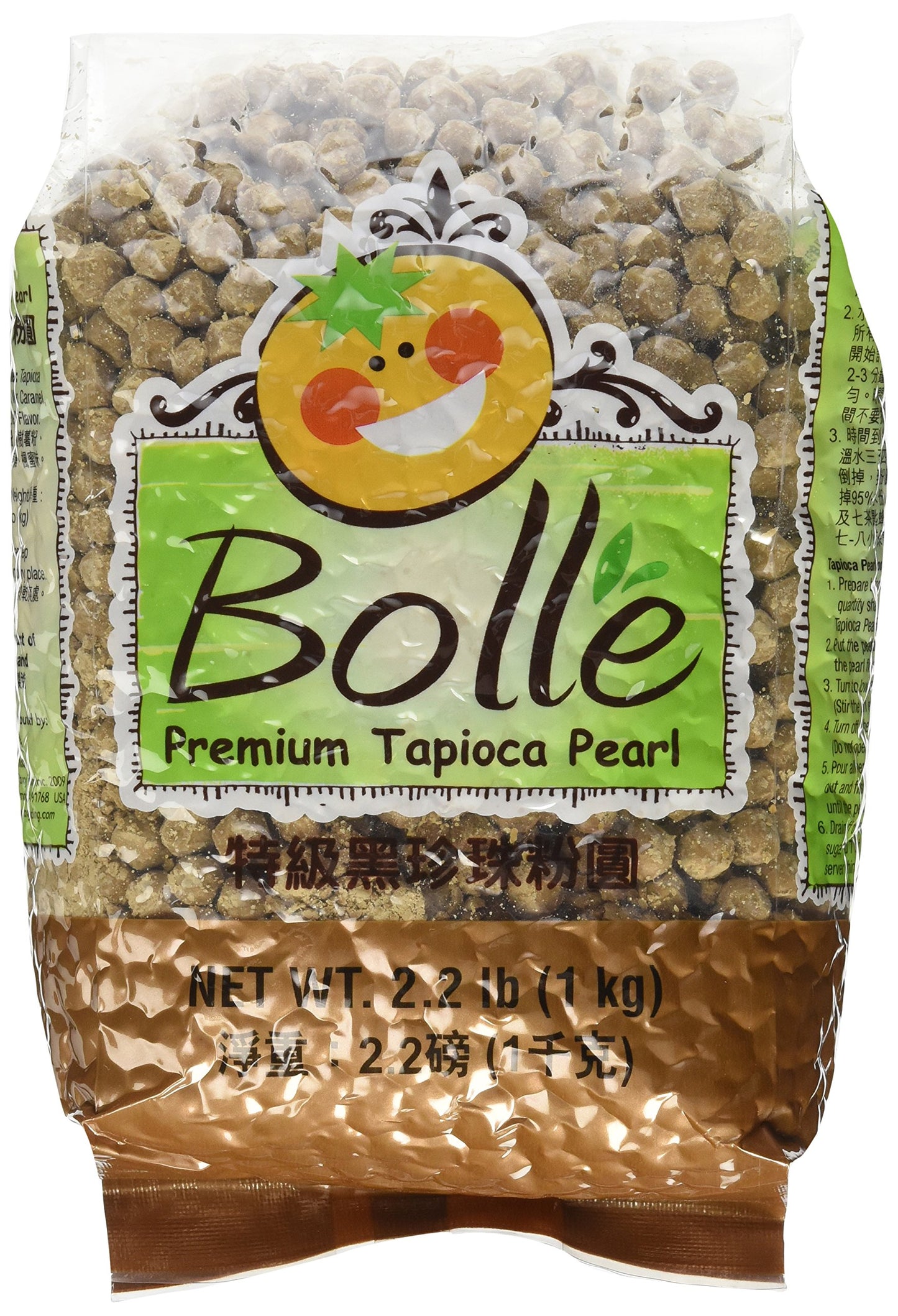 BOLLE - Boba Bubble Tea Tapioca Pearls 2.2 Lbs.