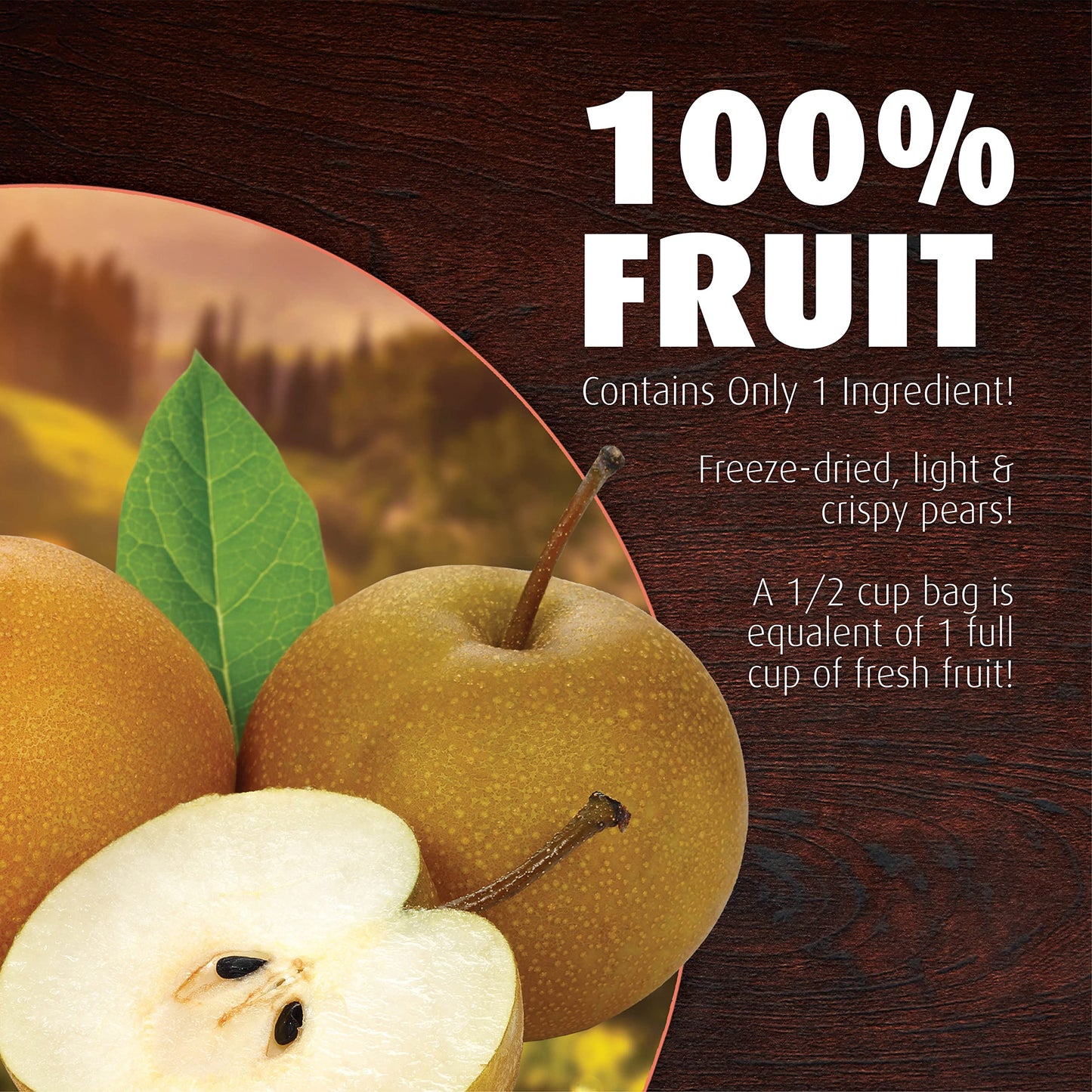 Brothers-All-Natural Fruit Crisps Variety Pack (Fuji Apples, Asian Pears, Strawberry Banana), Individual Bags, 2 X 12 Bags (24 T