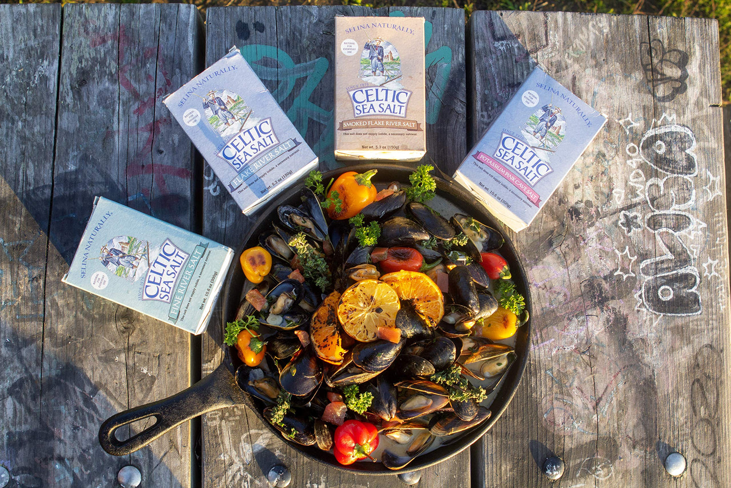 celtic Sea Salt Flake Salt 5.3 Oz (150 g) Natural Handcrafted gourmet Salt Flakes Salty 5.3 Oz (Pack of 1)