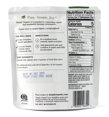 Simply Organic Sloppy Joe, Seasoning Mix, Certified Organic, 1.41-Ounce Packets (Pack of 12) ( Value Bulk Multi-pack)